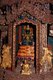 Thailand: Delicate black jade Buddha inage in the viharn at Wat Nong Kham (Pa O temple), Chiang Mai, northern Thailand